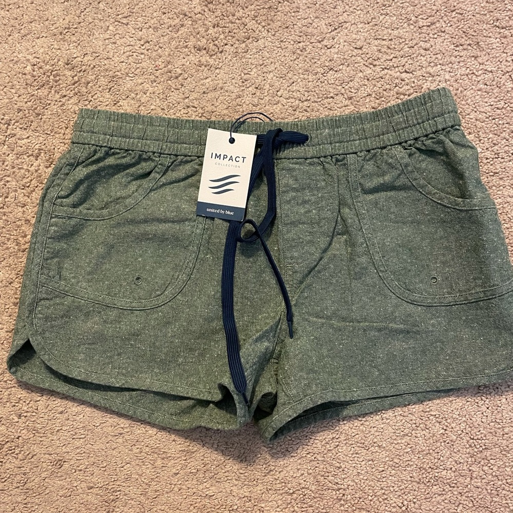 *NWT* United By Blue 3” Shorts - Hunter Green - S